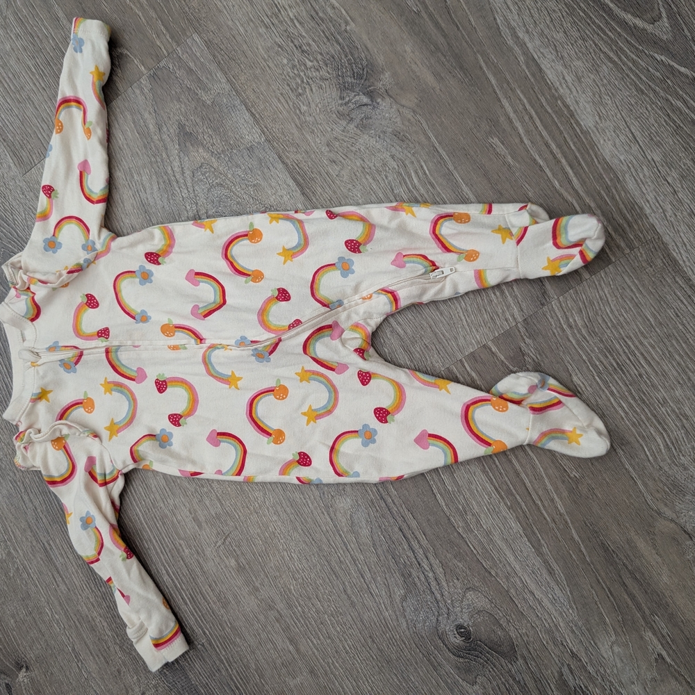 Rainbow Print Kids One Piece